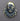 Vintage Black Mime Clown Theater Mask Pin Brooch Costume Jewelry 