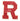 Vtg Varsity Letterman's Embroidered Cardigan Patch "R" Baseball Red & White  
