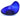 Vtg Collectible Cobalt Blue Curved Glass Serving / Appetizer Bowl 