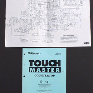 Vtg Arcade Game Owner's Manual / Schematic / Inserts - Touch Master Countertop