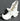 Vtg Victorian White Porcelain Shoe Boot Carriage 4 1/2" Long Decor Decoration 