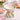New Pink Tulip Flower Ceramic Raised Tilted Cat Small Dog Pedestal Bowl
