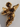 Vtg BRASS 1970s Angel W/ Wings Playing Violin Christmas Decoration Wall Decor