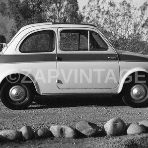 Vtg 1960s Carlo Abarth Inside Fiat Racing Ferrari Cars California Photo #1524