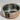 New Il Mulino Hammered Steel Copper Kitchen Bowl 7.5" Across 