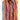 Vintage 1960s Retro Mod MCM Stripe Psychedelic Rainbow Sleeveless Needle Dress 