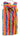Vintage 1960s Retro Mod MCM Stripe Psychedelic Rainbow Sleeveless Needle Dress 
