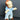 Vtg MCM CALIFORNIA CA Pottery - Boy W/ Angel Wings Figurine #87