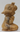 Vintage Hand Carved Wooden Praying Girl Figurine 9" Tall