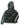 Girls Art Class BLACK VELVET Long Sleeve Belly Hoodie Size X-Small (4/5)