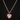 Vintage NOS Silver Pink Rhinestone Heart Breast Cancer Hope Necklace Jewelry