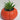 NEW Orange Happy Smiling Halloween Pumpkin Ceramic Planter Plot W/ Succulents 