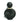 Vtg Art Deco Art Nouveau Matte Black GLASS Perfume Swirl Bottle Bathroom Decor
