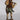 Vintage GIRL HIKING Compressed Saw Dust FIGURINE Composite Wood 