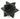 Black Ceramic MCM Abstract Geometrical Plus Symbol Figurine Room Decor  