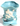 Vintage LIGHT Blue Art Deco CAMEO WELLER Pottery Vase