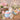 New Resin Pink / Blue Glitter Holiday Decorative Easter Bunny Hugging An Egg