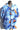 Vintage Wingo Men’s Retro Hawaiian Hawaii FlowersTiki Button Up Shirt Lrg