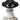 New Halloween Scary Eyeball Black & Red Mushroom Figurine Tabletop Decor 4 1/2"