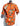 Vtg Men’s Par Excellence Retro Orange Hawaiian Flower Button Down Collar Shirt L
