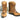 Vintage Brown Large Retro Rodeo Cowboy Boots Salt and Pepper Shakers Decor