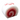 New Red / White Christmas Peppermint Candy Swirl Figural Candle Food W/ Glitter