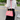 Women Victorian Fashion Pearl Decorative Buckle Design Pink Girly Crossbody Bag