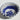 Vtg MCM CALIFORNIA CA Pottery CLAY Art - Blue Japanese Rice Bowl 