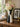 New Large Black & White Reto Dress Decorative Flower Table Vase Room Decor