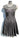 GUESS Los Angeles Black leopard women's dress sleeveless black sheer size 4