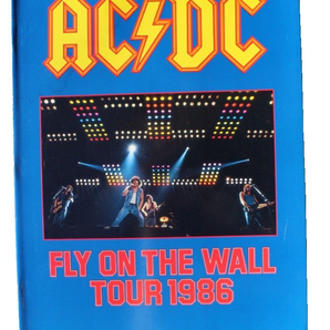 Vintage AC/DC: Official Fly on the Wall World Tour  1986 Concert Program Book