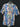 Vintage RJC Hawaiian Shirt Short Sleeve Blue Surf Board Button Front Mens Large