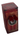 New Red Glass Art Deco Festive Tinseltown Ninety Six Christmas Door Candle 16oz