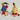 Vintage Napco 1957 Clowns Performing Salt And Pepper Set Dinnerware Decor