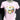 Womens California Pink Flower Yin Yang Crop Top Emo Girl Indie Core Trendy Shirt