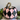 New Large Halloween Decorative Pink and Black Argyle Checkered Ceramic Pumpkin