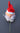 Vintage Santa Claus Face & Beard Only W/ Wire Christmas Tree Ornament 