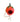 New Red Hanging Outdoor Ceramic Strawberry Shaped Birdhouse Feeder Decor