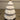 New White Gold Shabby Chic Christmas Tree W/ Star Cookie Jar Decorative Storage