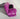 New PURPLE Ceramic Puffy Sofa Ring Holder / Organizer 