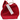 New Alessia Red Velvet Bow Detachable Cross Body Chain Hoop Handle Handbag Purse