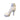 New White Ceramic High Heel Decorative Flower Table Vase Room Decor