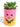 NEW Pink / Orange Happy Halloween Pumpkin Ceramic Planter Plot W/ Succulents 