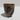 Vtg MCM CALIFORNIA CA Pottery CLAY - Retro Abstract Art Footed Coffee Cup RARE