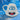 New White / Blue Abominable Snowman Monster Christmas Holiday Coffe Mug Gift