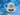 New White / Blue Abominable Snowman Monster Christmas Holiday Coffe Mug Gift
