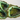Vtg GREEN California Pottery Santa Anita Ware 3 Leaf Bowl Serving Dish W/ Handle