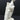 Vtg MCM CALIFORNIA CA Pottery - No Name Chinese Woman Bamboo Bisque Vase