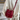 New Women Red Casual Bow Decorated Bucket Crossbody Bag