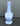 Vtg MCM CALIFORNIA CA Pottery - Single Stem Blue Plant Flower Vase 